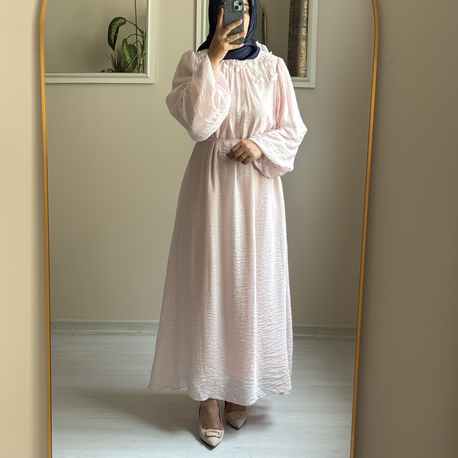 Güllü Elbise Pembe