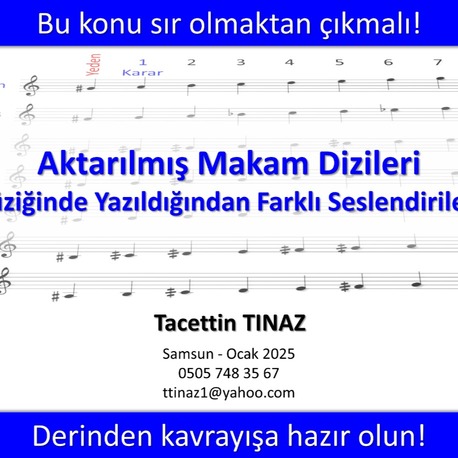 Aktarılmış Makam Dizileri (E-Kitap)
