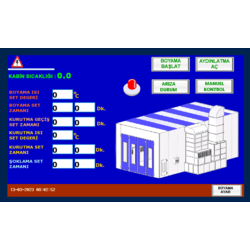 Boya Kabini PLC ve HMI Yazılımı ( Sadece Yazılım )