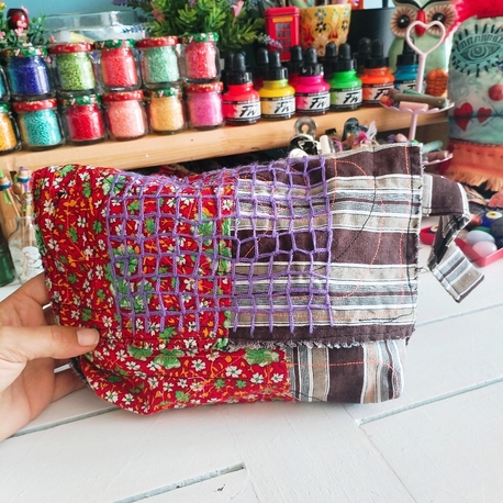 Bohem clutch çanta 