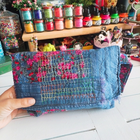 bohem clutch çanta