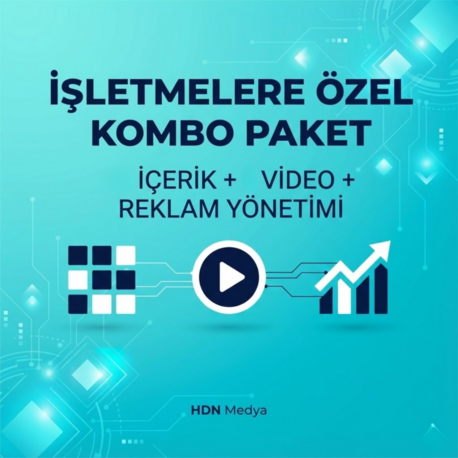 İşletmelere Özel Kombine Paket: İçerik + Video + Aylık Meta Reklam Yönetimi