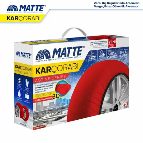 Matte Kar Çorabı Active