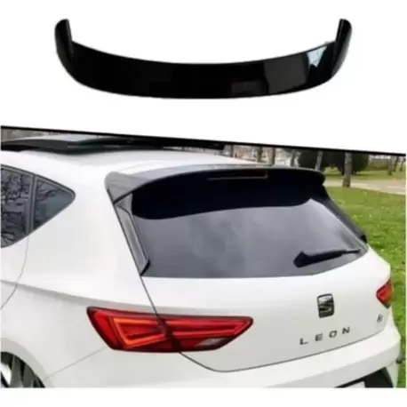 Seat Leon 2013 - 2020 Piona Black Boyalı Spoiler