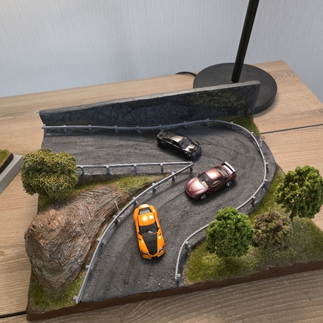 Seven (7) Curve Diorama 