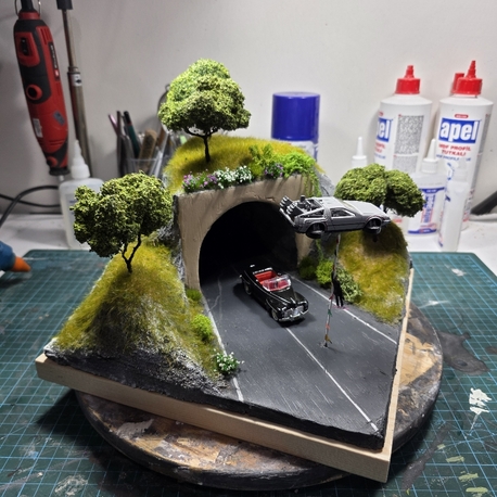 BTTF 2 Tünel Diorama 