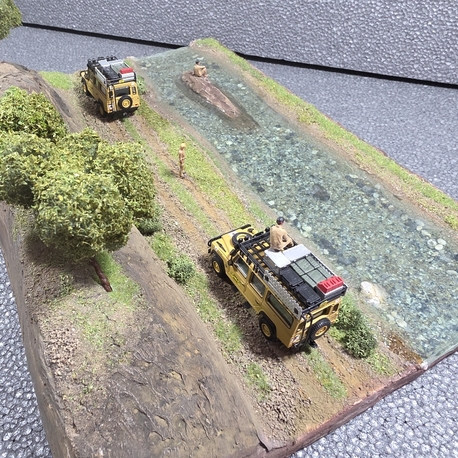 Camel Trophy River Diorama 