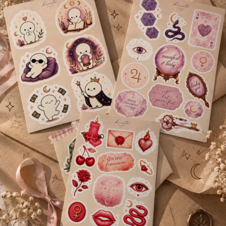 3'lü Sticker Sheet 