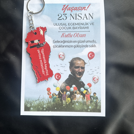 Ahşap anahtarlık 
