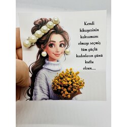 İnci küpe ve inci toka kutulu 
