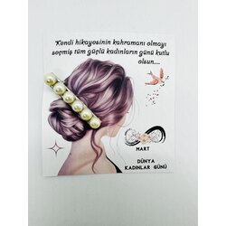 İnci toka kutulu