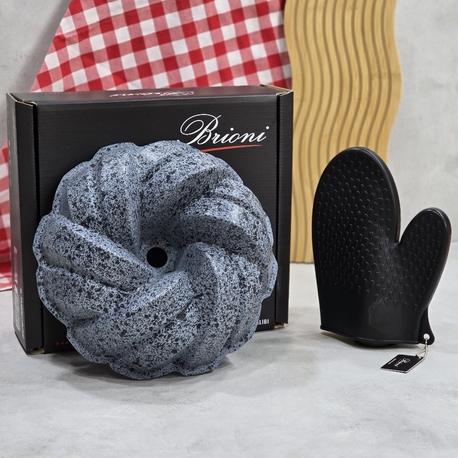 BRİONİ STONE-H NERO KEK KALIBI SİLİKON ELDİVEN HEDİYELİ