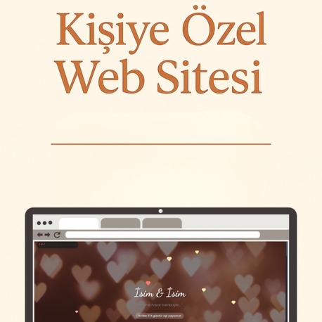 Kişiye Özel Web Sitesi 