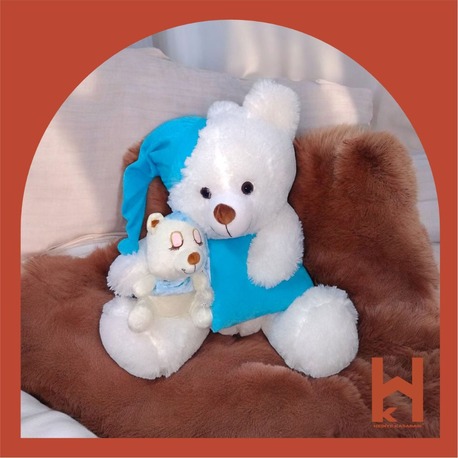 65 CM PELUŞ AYICIK VE YAVRUSU