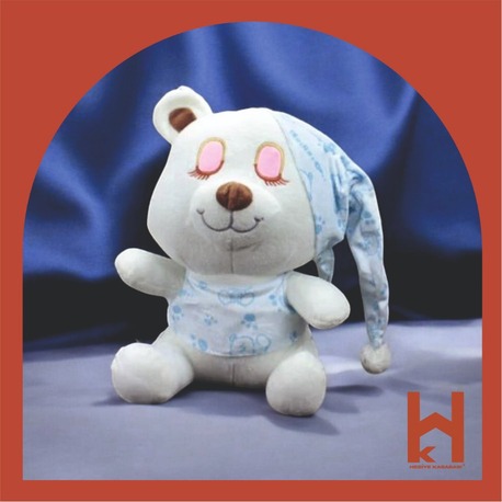 25 CM PELUŞ UYKU ARKADAŞIM SEVİMLİ BEBEK MAVİSİ AYICIK