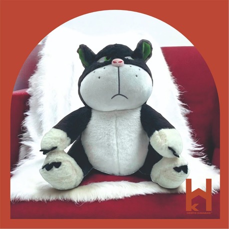 PELUŞ 45 CM YOL ARKADAŞIM ASABİ KEDİ SABRİ