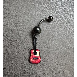 Gitar Çelik Piercing(Kırmızı)
