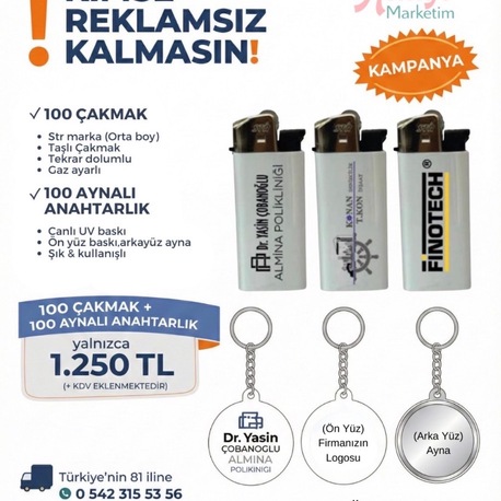 Promosyon kalem çakmak