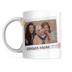 Birlikte Sonsuza Kadar Yazılı Fotoğraf Baskılı Kupa Bardak