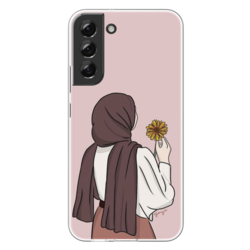 Çiçekli muhafazakar kız   ( TELEFON MODELİ İÇİN AÇIKLAMAYI OKUYUNUZ )
