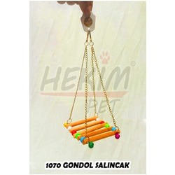 MUHABBET KUŞU GONDOL SALINCAĞI ZİLLİ RENKLİ KALİTELİ KUŞ OYUNCAĞI