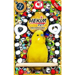 HEKİM PET Beşiktaş Fanatik Takımlı Türk Bayraklı Salıncak Zilli Renkli Kaliteli Kuş Oyuncağı 1015