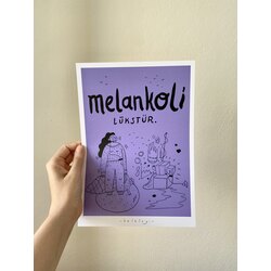 MELANKOLİ • a4 baskı