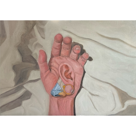 Bağış eseri-Filistinli Bir Çocuğun Duyu Organları Anatomisi (30x42 cm) 