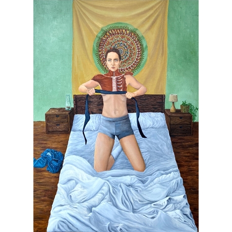 Cinsiyet Bükücünün Göğüs Kasları Anatomisi (50x70 cm) 