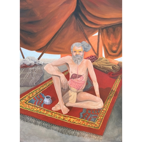 Bir Sadhunun Sindirim Sistemi Anatomisi (50x70 cm) 