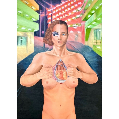 Trans Bir Kadının Kalp Anatomisi (50x70 cm) 
