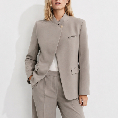 Tek Düğmeli Blazer Ceket