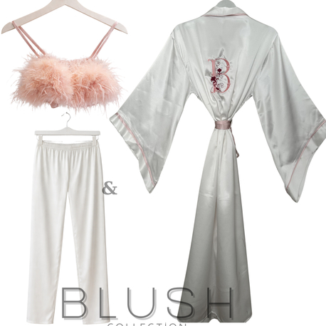 Blush Malibu & Kimono Set | 120 cm