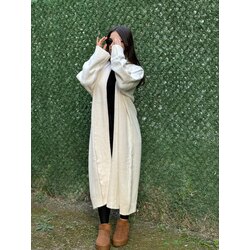 Uzun oversize hırka 