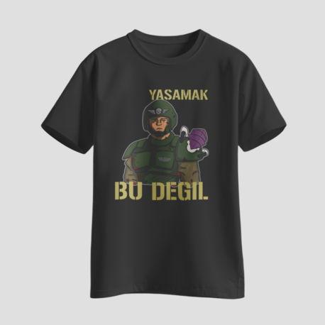 Heretik Podcast Tişört - Yaşamak Bu Değil