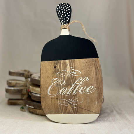 Coffe Dekoratif Sunum Tahtası