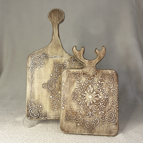 Motif Desen 2'li Sunum Tahtası