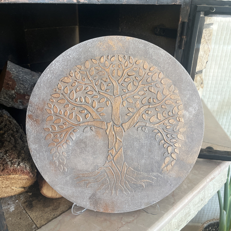 Kabartma Desenli Tablo