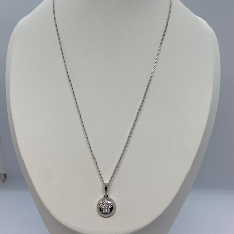 Xuping Silver  İnce Yıldızlı Kolye