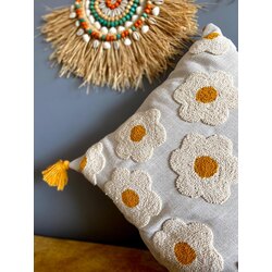 Kalliope ,45cm x45cm keten yastık kılıfı