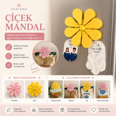 Çiçek Paket Mandalı