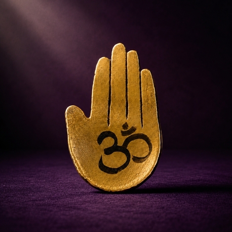 El Tütsülük – Om Sembollü Spiritüel Dekor ️
