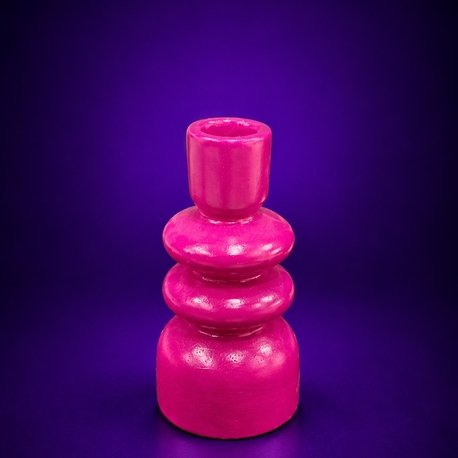 Pembe El Yapımı Şamdan