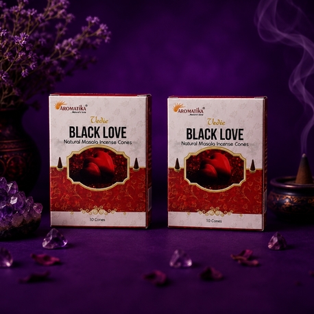 Black Love İleri Akış Konik Tütsü Seti