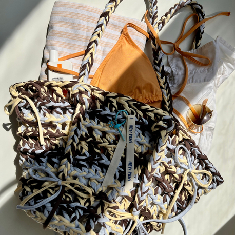 Vera Bag/Kahve-Sarı-Mavi