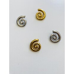 Spiral Küpe | Çelik