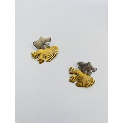 Mushroom Küpe | Çelik