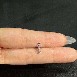 Renkli Taş Piercing