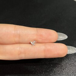 Kelebek Çelik Piercing