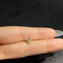 Taşlı Çelik Piercing 